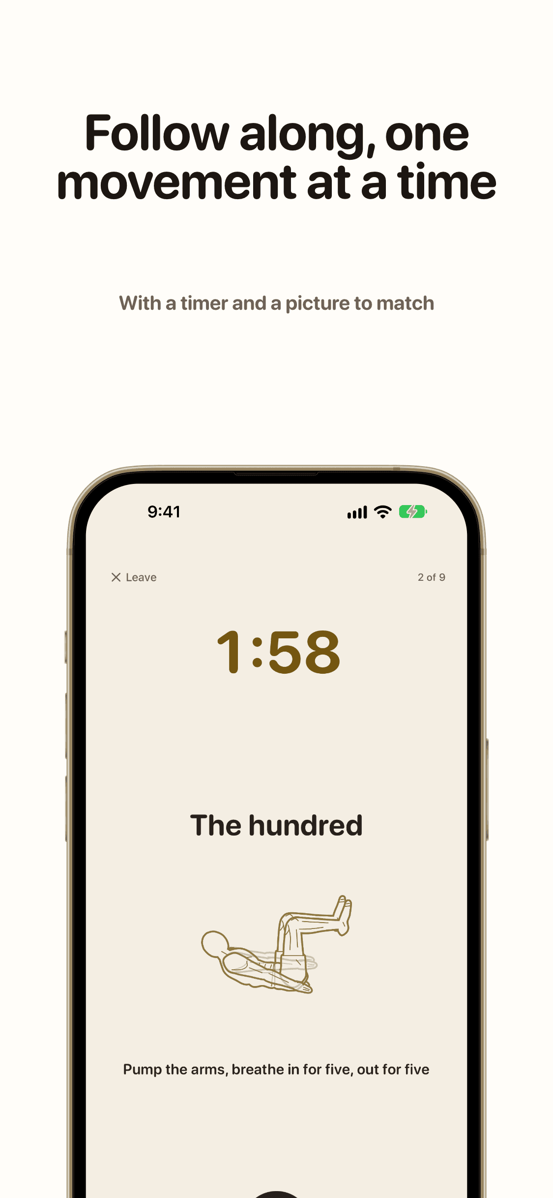 Follow along FeelGood app preview